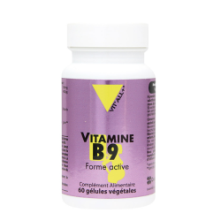 Vitall+ Vitamine B9 Quatrefolic 400µg 60 gélules