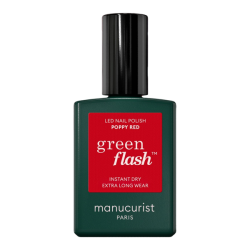 Manucurist Green Flash Poppy Red vernis à ongles semi-permanent 15ml