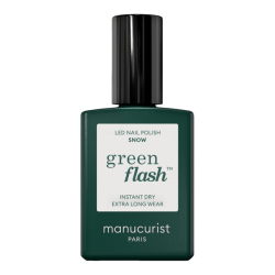 Manucurist Green Flash Snow vernis à ongles semi-permanent blanc 15ml