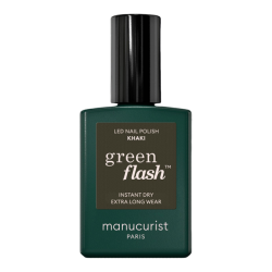 Manucurist Green Flash Khaki Vernis semi-permanent vert 15ml