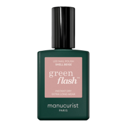 Manucurist Green Flash Shell Vernis semi-permanent beige rosé 15ml