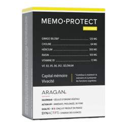 Aragan Synactifs MemoProtect 60 gélules