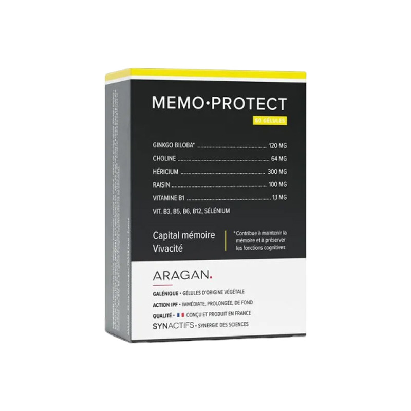 Aragan Synactifs MemoProtect 60 gélules