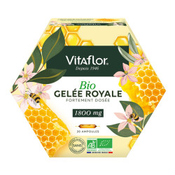 Vitaflor Gelée Royale 1800mg bio 20 ampoules