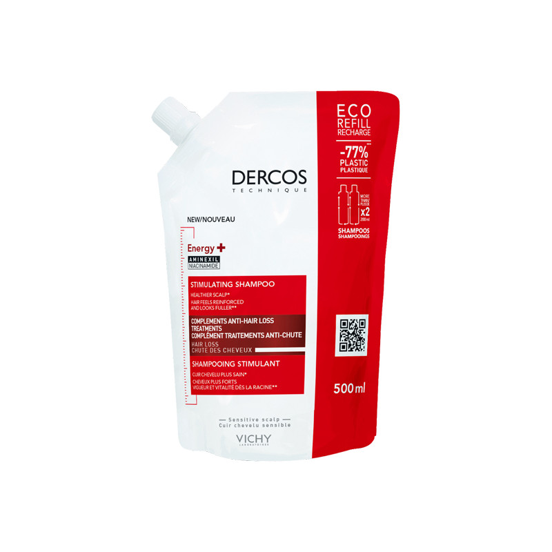 Vichy Dercos Energy+ Shampooing stimulant recharge 500ml