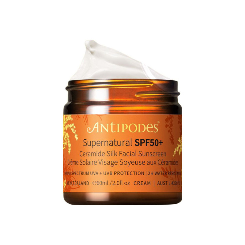 Antipodes Supernatural Crème Solaire SPF50+ 60ml