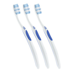 Egydium Basic Brosse à dents souple lot de 3