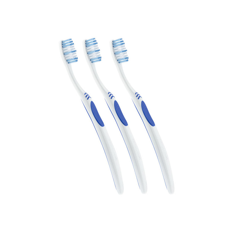 Egydium Basic Brosse à dents souple lot de 3