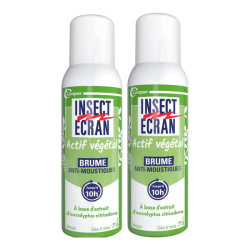 Insect Ecran Actif Végétal Brume anti-moustique lot de 2 x 100ml