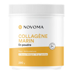 Novoma Collagène marin en poudre saveur mangue 290gr