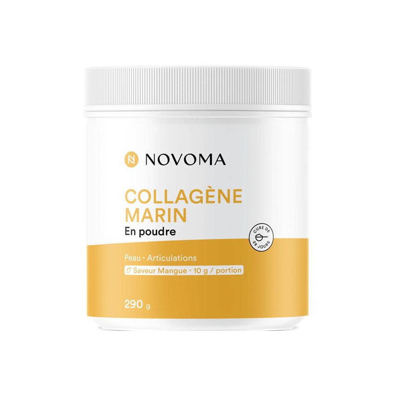 Novoma Collagène marin en poudre saveur mangue 290gr