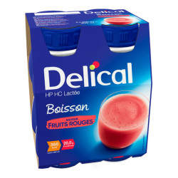 Delical Boisson HP HC Lactée saveur fruits rouges lot de 4x200ml