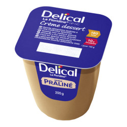 Delical La Floridine Crème dessert saveur praliné 200gr