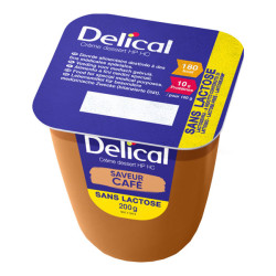 Delical Crème Dessert HP HC sans lactose saveur café 200ml