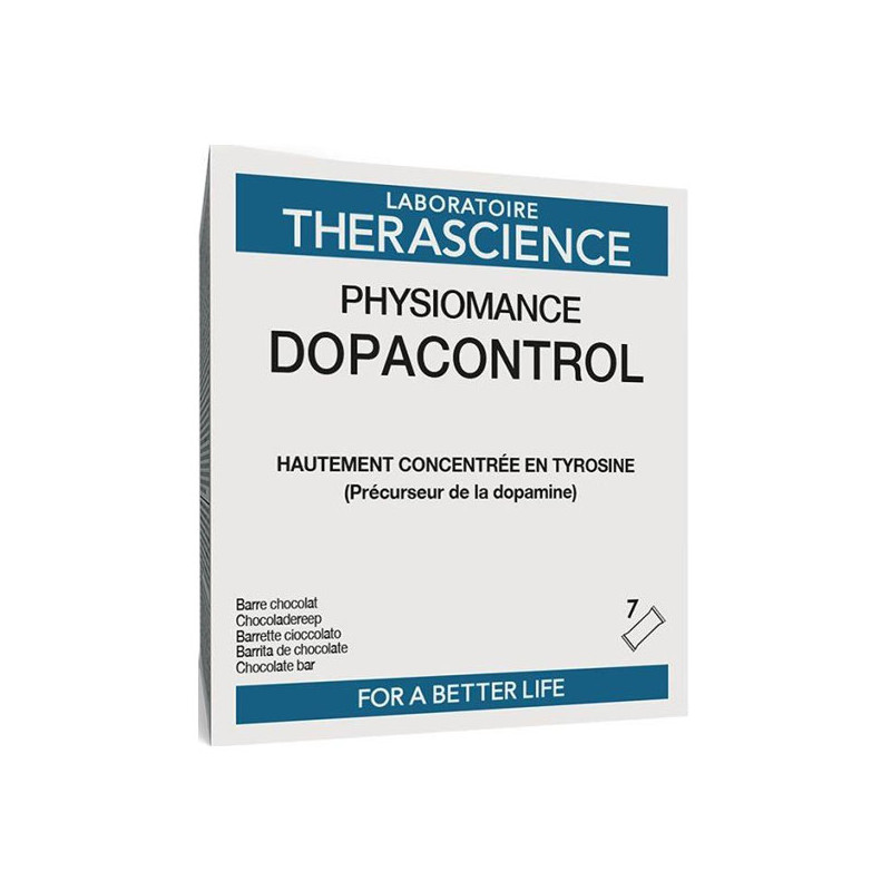 Physiomance Dopacontrol Barre chocolat 7 sachets