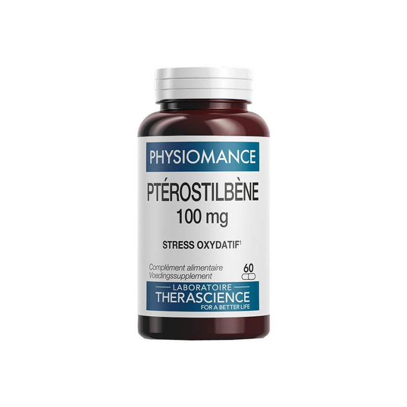 Physiomance Ptérostilbène 100mg 60 gélules