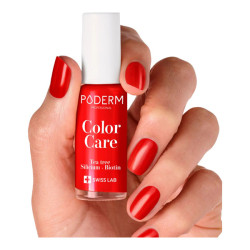 Poderm Color Care Tea Tree Vernis à ongles rouge  cerise 8ml