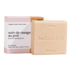 Unbottled Soin de rasage au poil aloe & karité 90gr