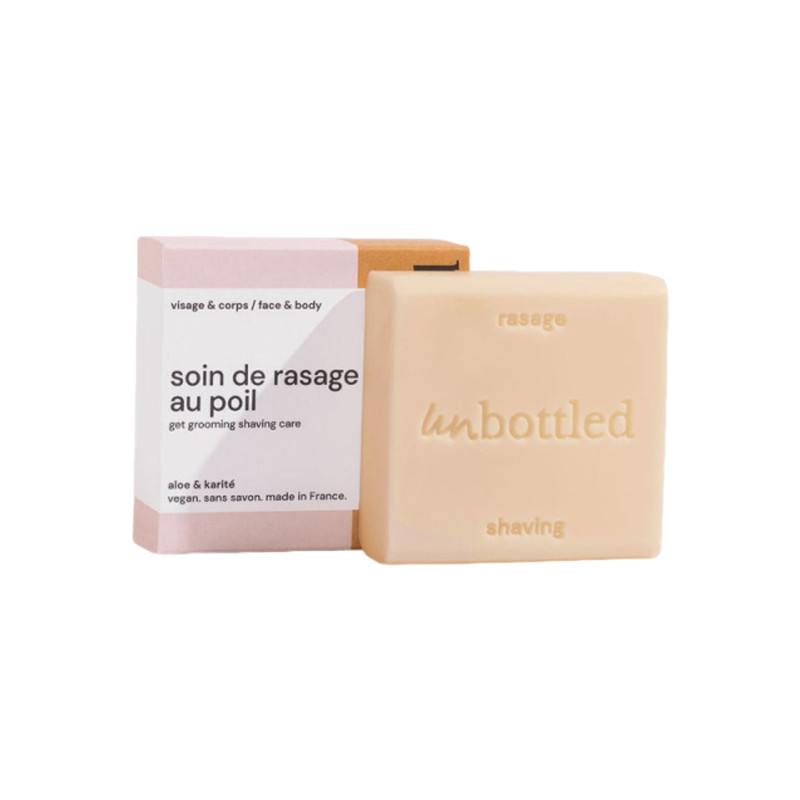 Unbottled Soin de rasage au poil aloe & karité 90gr