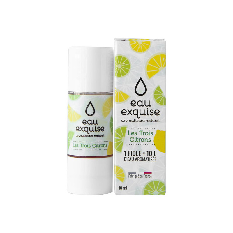 Valdispharm Eau Exquise Aromatisant Naturel Les 3 Citrons bio 10ml