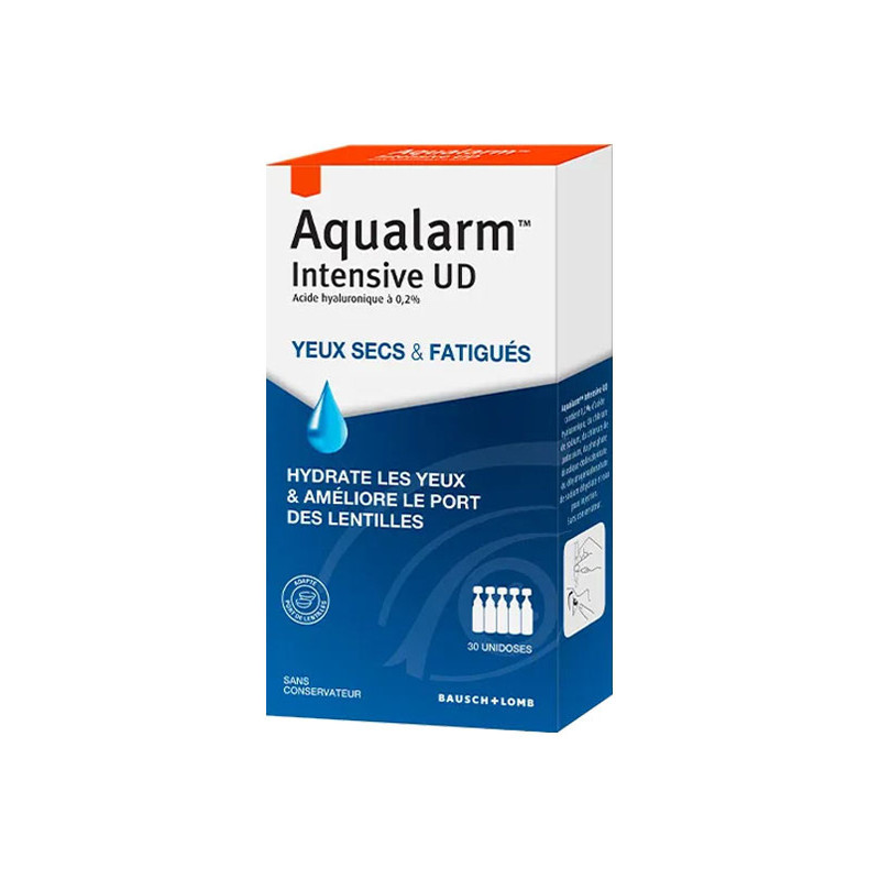 Bausch & Lomb Aqualarm Intensive UD yeux secs et fatigués 30x0,5ml