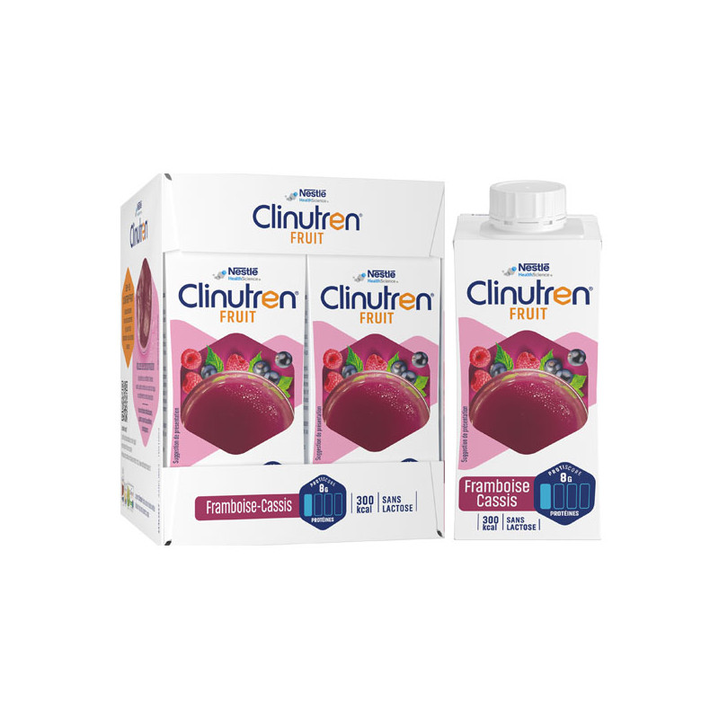 Clinutren Fruit nutriment multifruits lot de 4x200ml