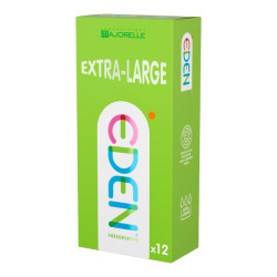 Eden Extra-Large Préservatifs fins taille XL boîte de 12