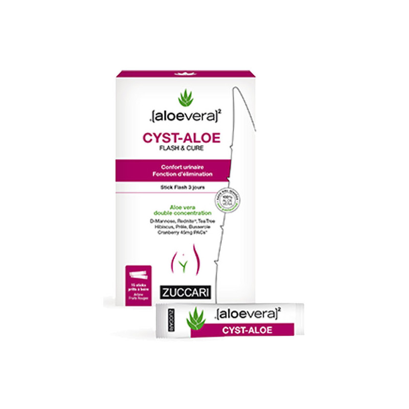 Naturancia Cyst-aloe flash & cure Confort urinaire 15x10ml