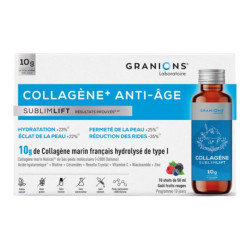 Granions Collagène+ Anti-âge sublimlift 10 shots fruits rouges de 50ml