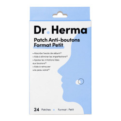 Dr Herma Patch anti-boutons petit format 24 patches