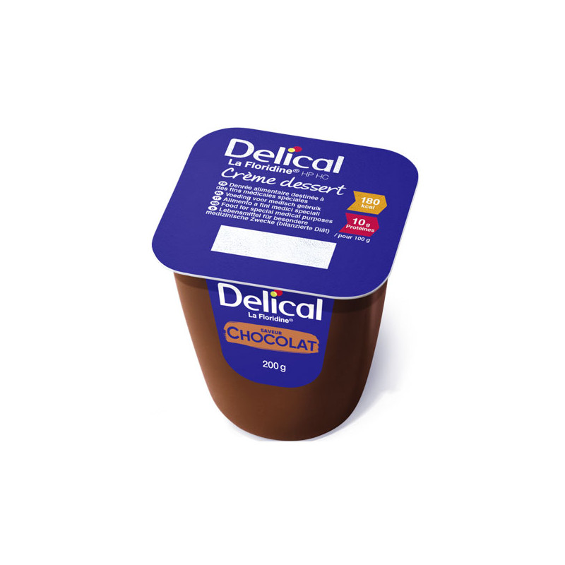 Délical Crème Dessert Saveur Vanille 4x200 Grammes