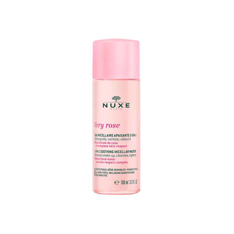 Nuxe Very Rose Eau micellaire apaisante 3-en-1 - 100ml