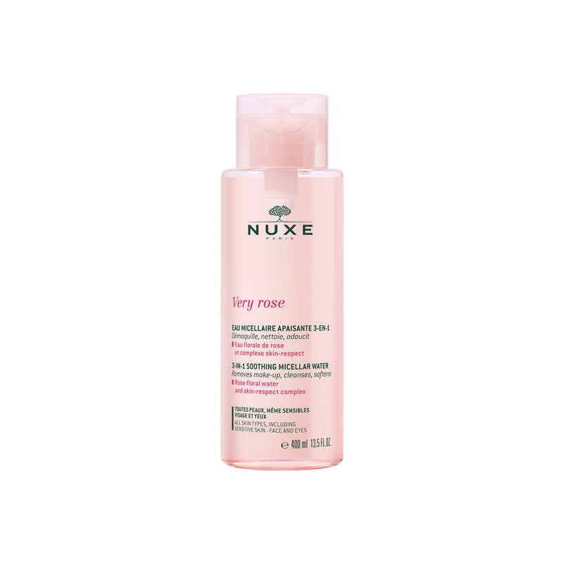 Nuxe Very Rose Eau micellaire apaisante 3-en-1 - 400ml