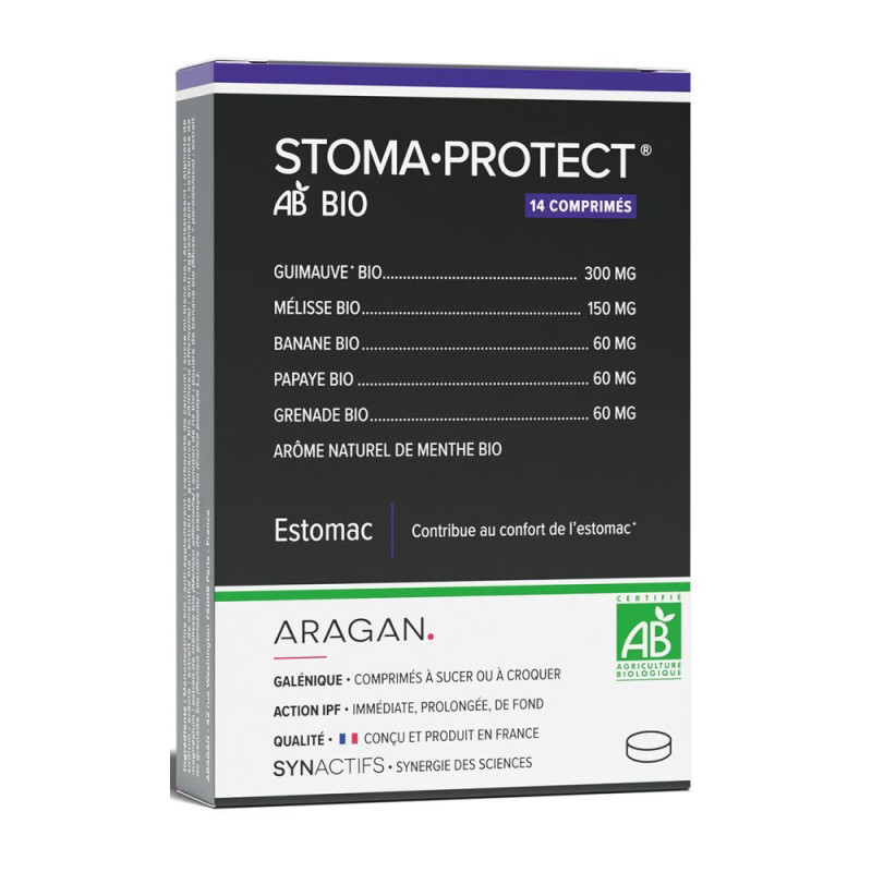 Aragan Synactifs Stoma Protect Estomac bio 14 comprimés