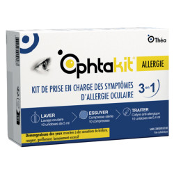 Théa Ophtakit Allergie Kit prise en charge des symptômes