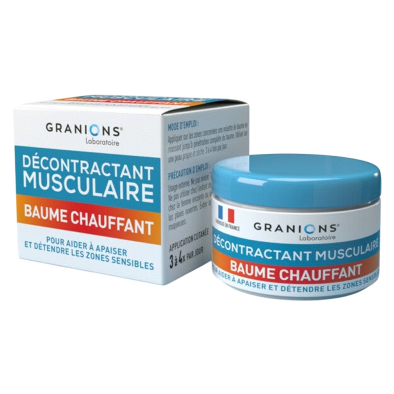 Granions Décontractant Musculaire Baume chauffant 27,5ml