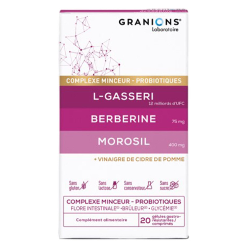 Granions Complexe Minceur probiotiques 20 gélules