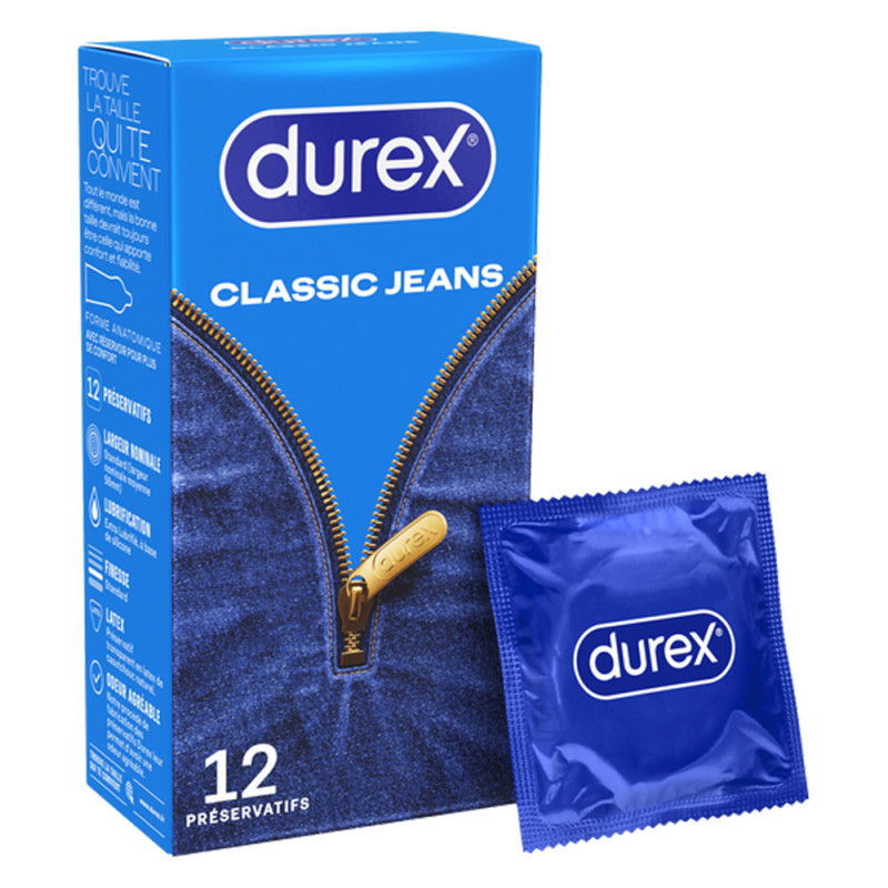 Durex Classic Jeans 12 préservatifs