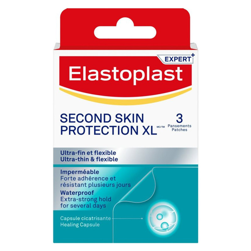 Elastoplast Second Skin Protection XL 3 pansements