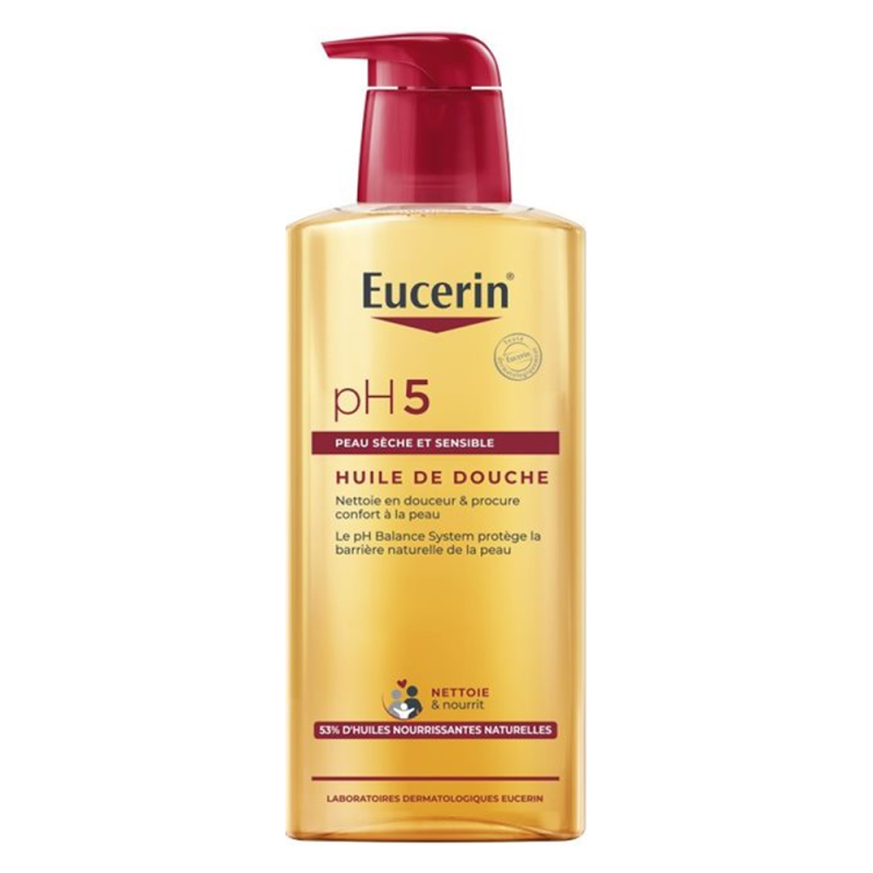 Eucerin pH5 Huile de douche peau sèche et sensible 400ml