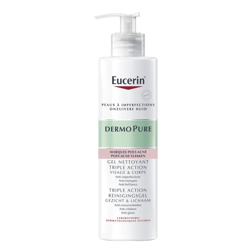 Eucerin DermoPure Gel nettoyant triple action 400ml