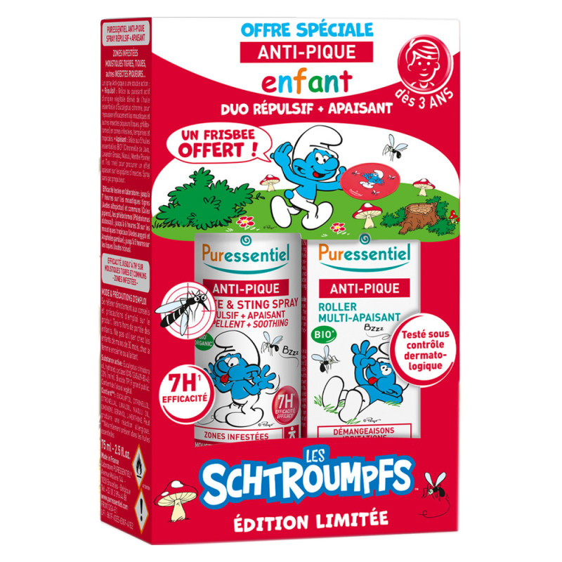 Puressentiel Coffret Anti-pique Duo répulsif + apaisant enfant