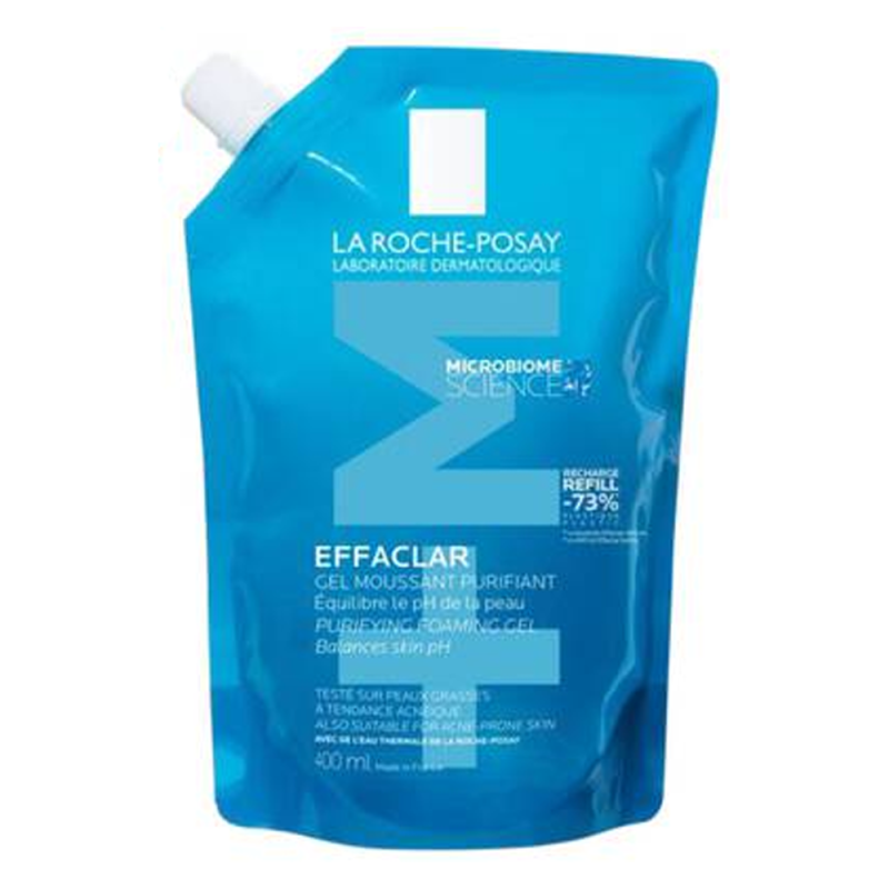 La Roche-Posay Effaclar Gel moussant purifiant écorecharge 400ml