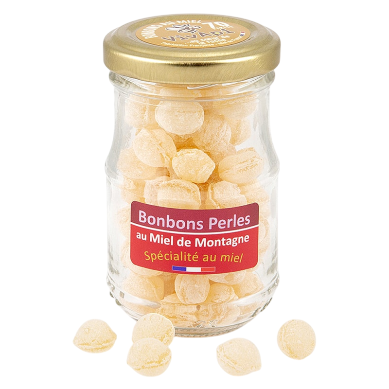 Vivapi Bonbons Perles au Miel de Montagne 70gr