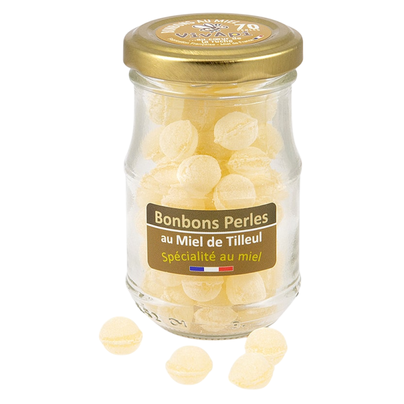 Vivapi Bonbons Perles au Miel de Tilleul 70gr