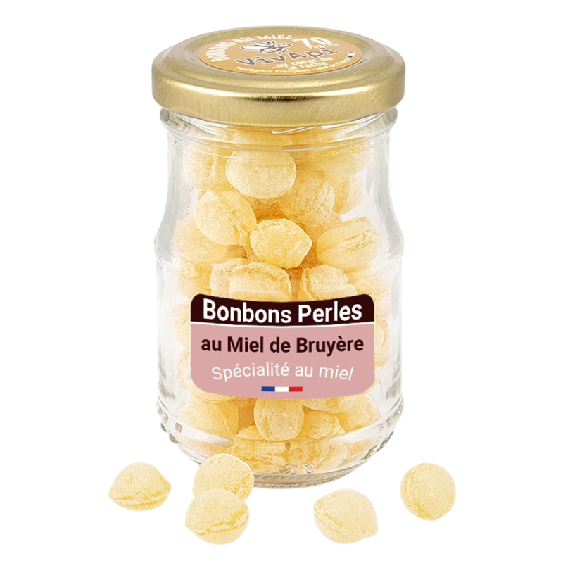 Vivapi Bonbons Perles au Miel de bruyère 70gr