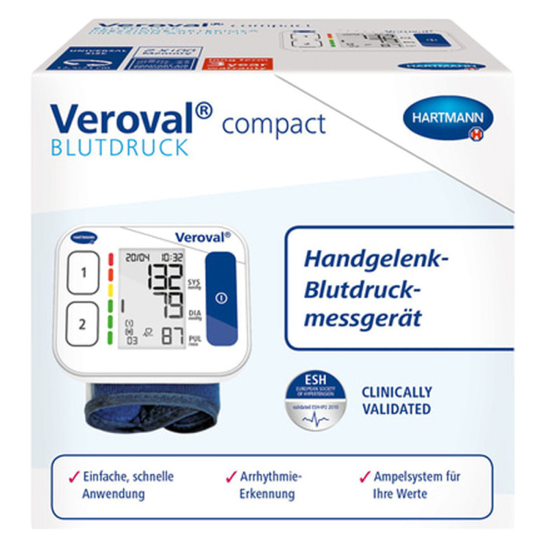 Hartmann Veroval Tensiomètre compact poignet