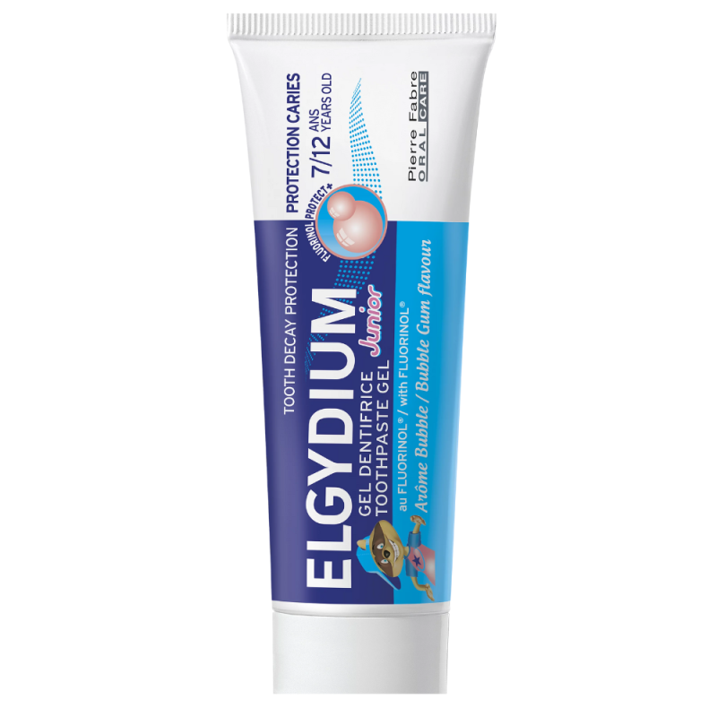 Elgydium Gel Dentifrice Junior arôme bubble gum 50ml
