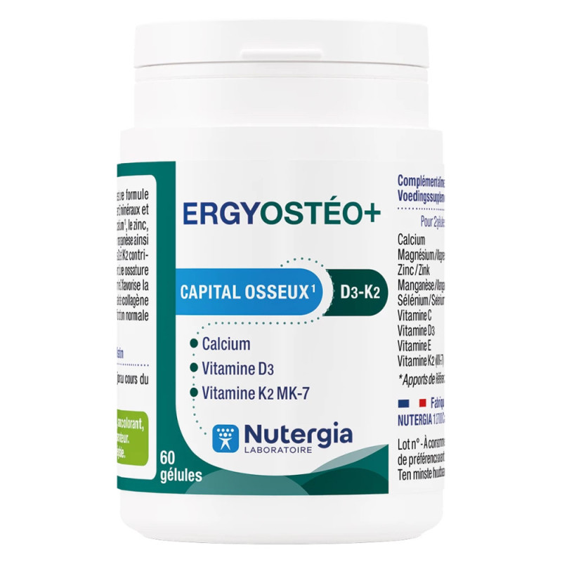 Nutergia Ergyostéo+ Capital osseux 60 gélules