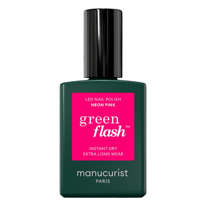 Manucurist Green Flash Vernis semi-permanent Neon pink 15ml